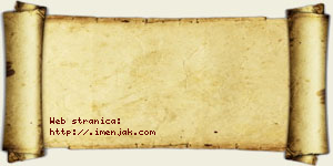 Isidora Brzanović vizit kartica